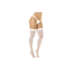 Bas sexy blanc transparent 